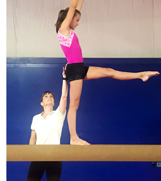 become a coach or teacher in a gymnastics studio in MA