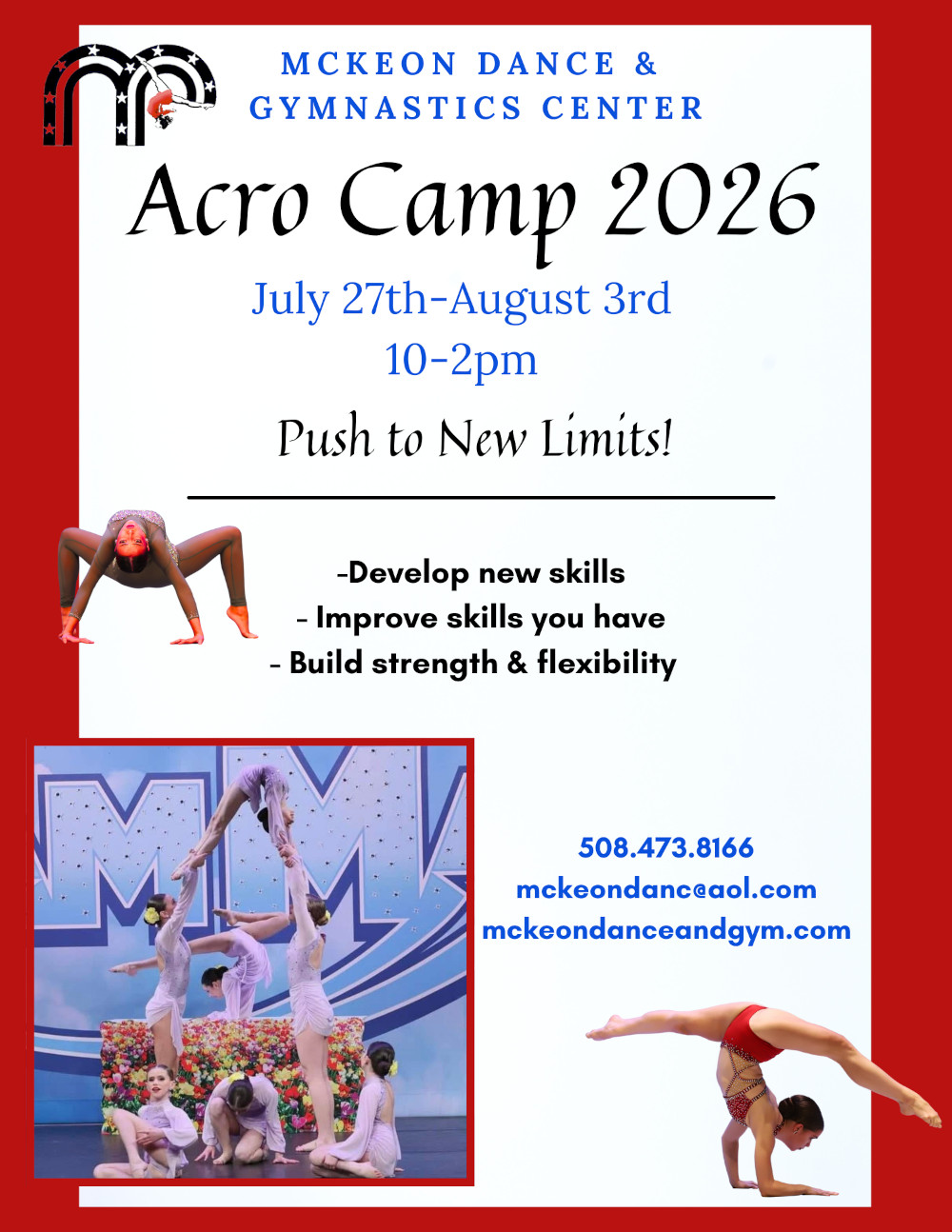 Acrobatics and Dance classes in Massachusetts